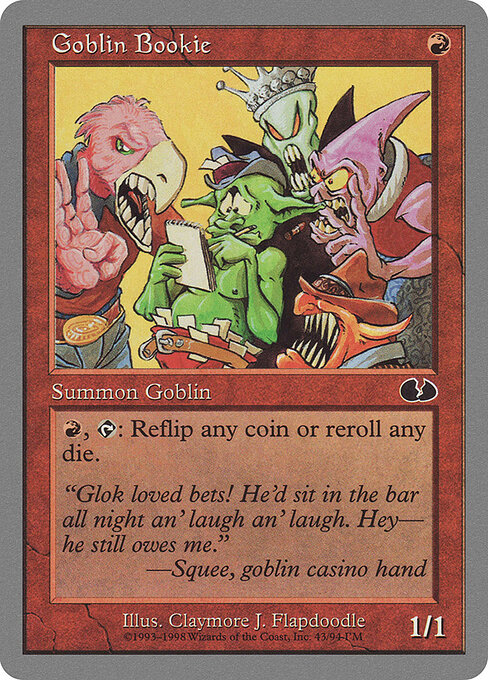Goblin Bookie — art by Claymore J. Flapdoodle