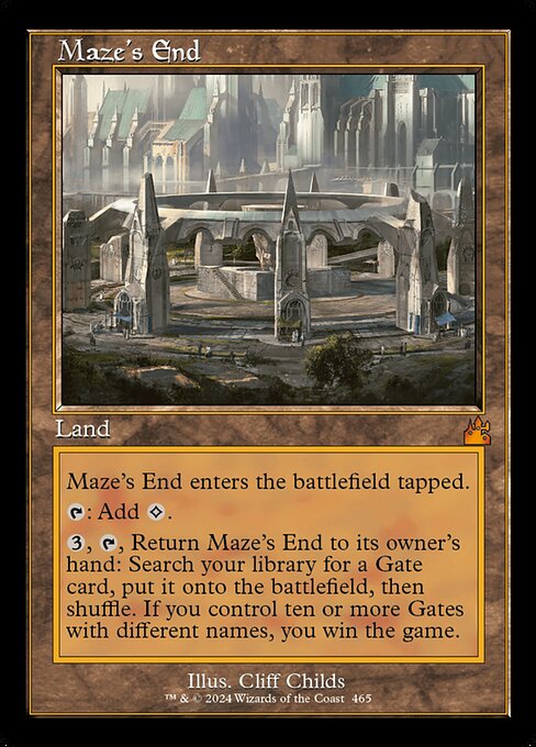 Maze's End — art by Cliff Childs