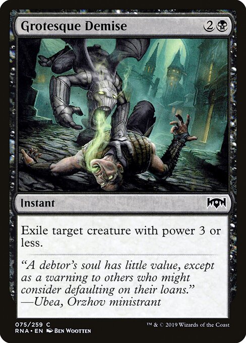 Grotesque Demise — art by Ben Wootten