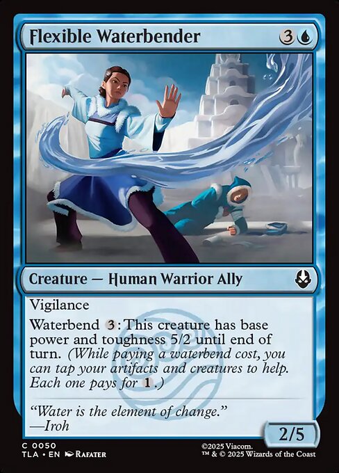 Flexible Waterbender — art by Rafater
