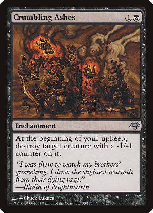 Crumbling Ashes — art by Chuck Lukacs