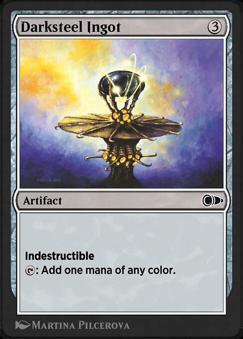 Darksteel Ingot — art by Martina Pilcerova