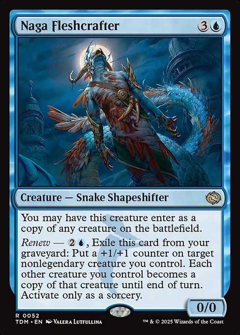 Naga Fleshcrafter — art by Valera Lutfullina