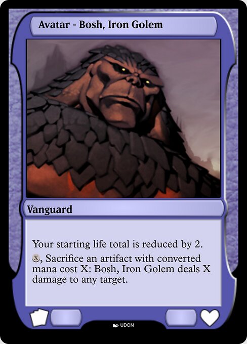 Bosh, Iron Golem Avatar — art by UDON