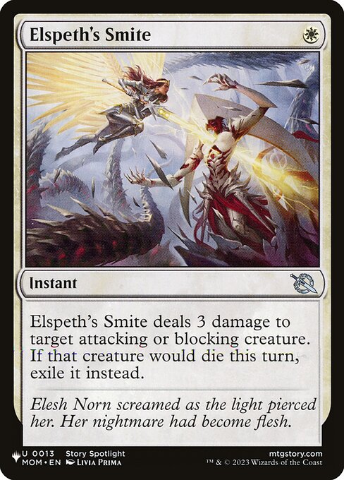 Elspeth's Smite — art by Livia Prima