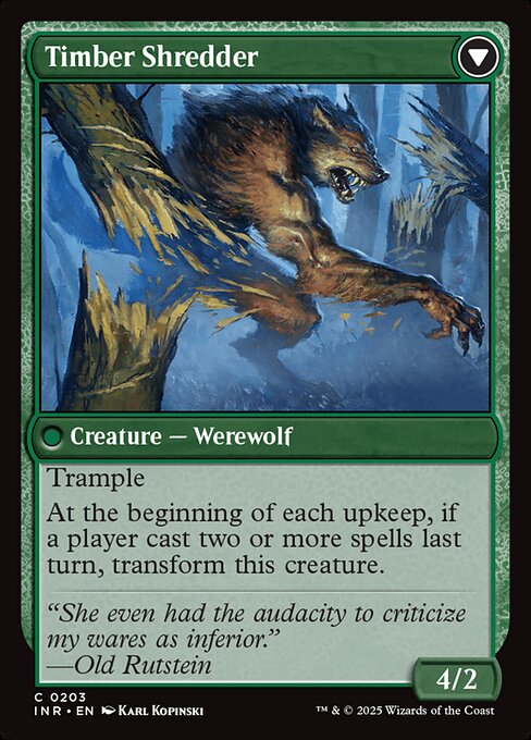 Hinterland Logger // Timber Shredder — art by Karl Kopinski