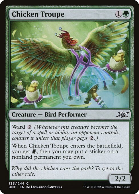 Chicken Troupe — art by Leonardo Santanna