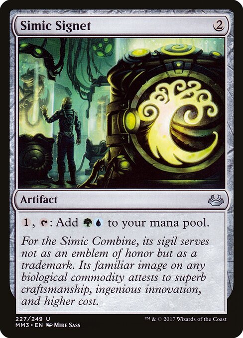 Simic Signet — art by Mike Sass