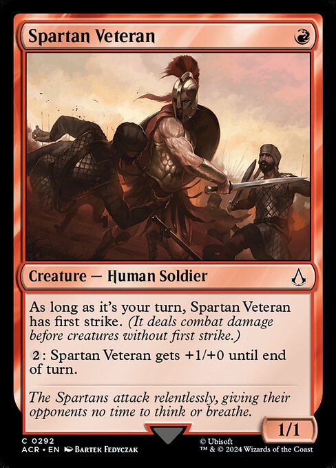 Spartan Veteran — art by Bartek Fedyczak