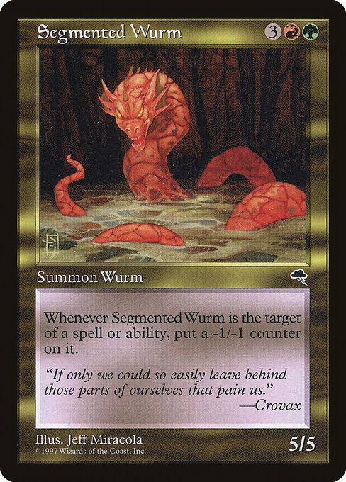 Segmented Wurm — art by Jeff Miracola