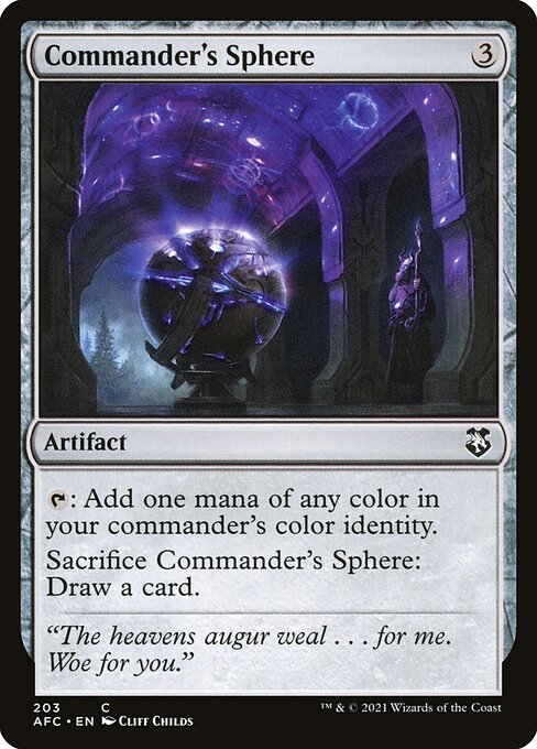Commander's Sphere — art by Cliff Childs