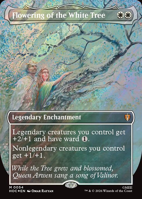 Flowering of the White Tree — art by Omar Rayyan