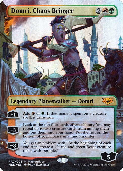 Domri, Chaos Bringer — art by Jason Rainville