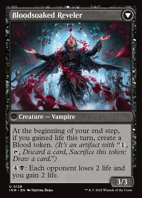 Restless Bloodseeker // Bloodsoaked Reveler — art by Justyna Dura