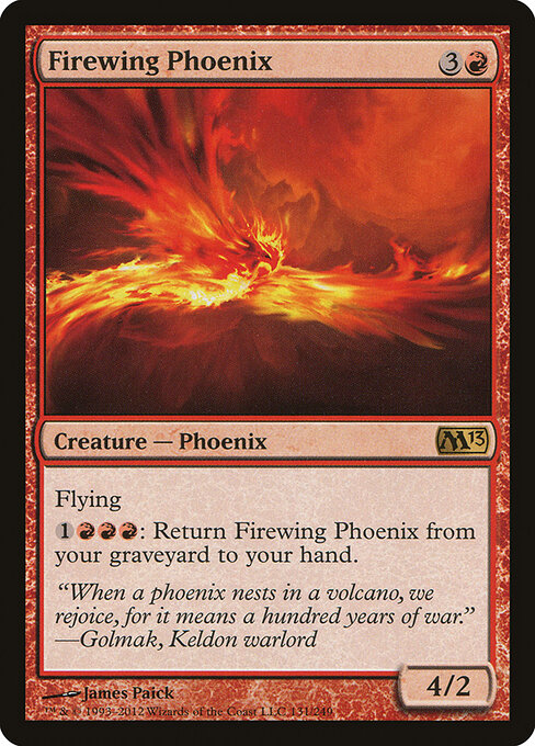 Firewing Phoenix — art by James Paick
