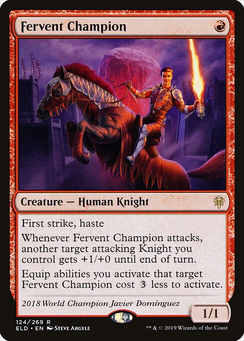 Fervent Champion — art by Steve Argyle