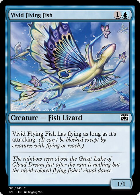 Vivid Flying Fish — art by Tingting Yeh
