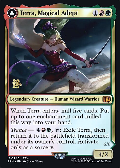 Terra, Magical Adept // Esper Terra — art by Clare Wong
