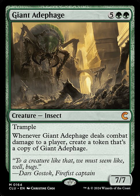 Giant Adephage — art by Christine Choi
