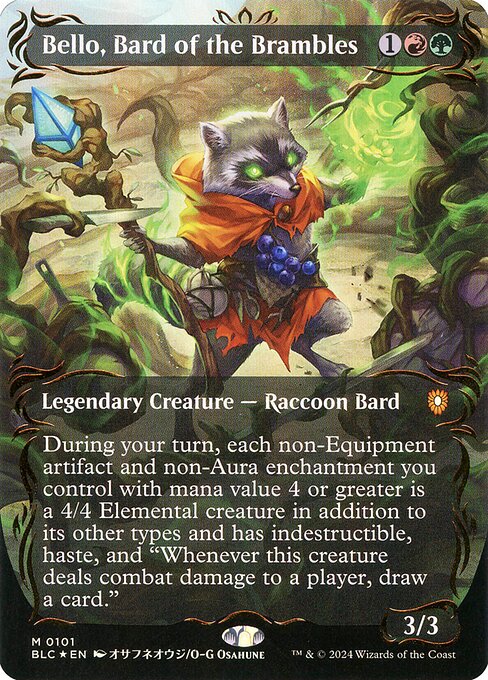 Bello, Bard of the Brambles — art by O-G Osahune