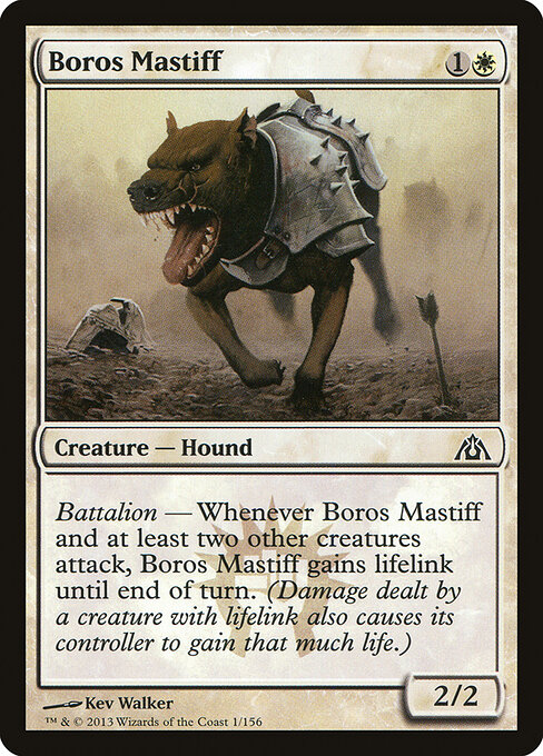 Boros Mastiff — art by Kev Walker