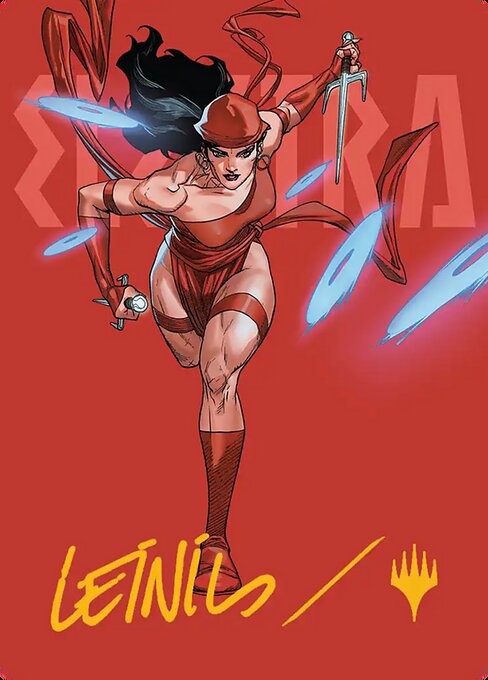 Elektra, Daughter of the Hand // Elektra, Daughter of the Hand — art by Leinil Francis Yu