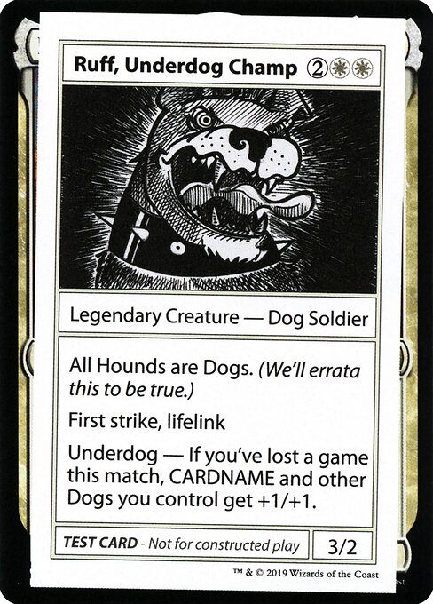 Ruff, Underdog Champ — art by Seth Conley