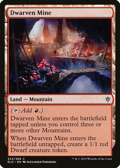 Dwarven Mine — art by Alexander Forssberg