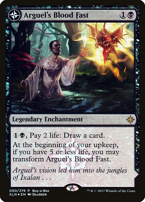 Arguel's Blood Fast // Temple of Aclazotz — art by Daarken
