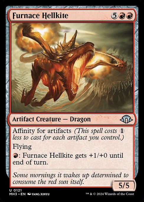 Furnace Hellkite — art by Fang Xinyu