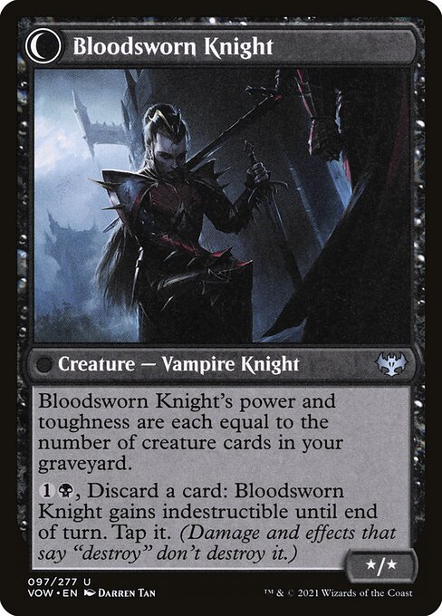 Bloodsworn Squire // Bloodsworn Knight — art by Darren Tan