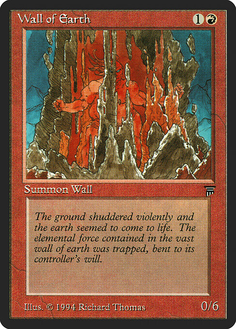 Wall of Earth — art by Richard Thomas
