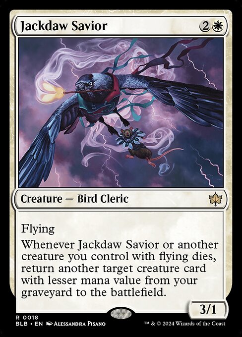 Jackdaw Savior — art by Alessandra Pisano