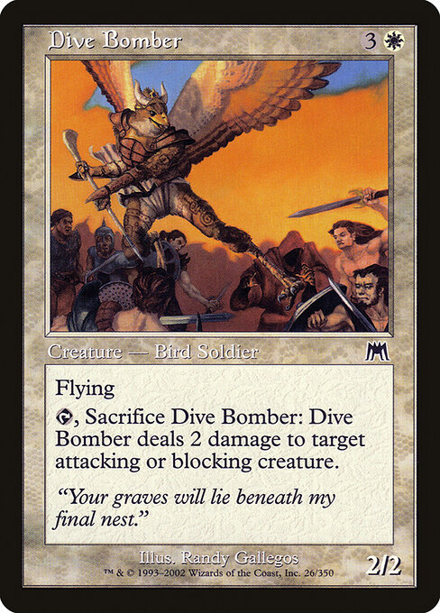 Dive Bomber — art by Randy Gallegos