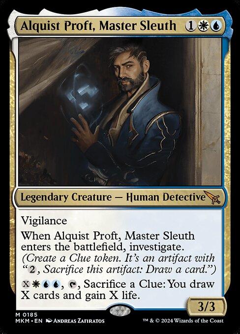 Alquist Proft, Master Sleuth — art by Andreas Zafiratos