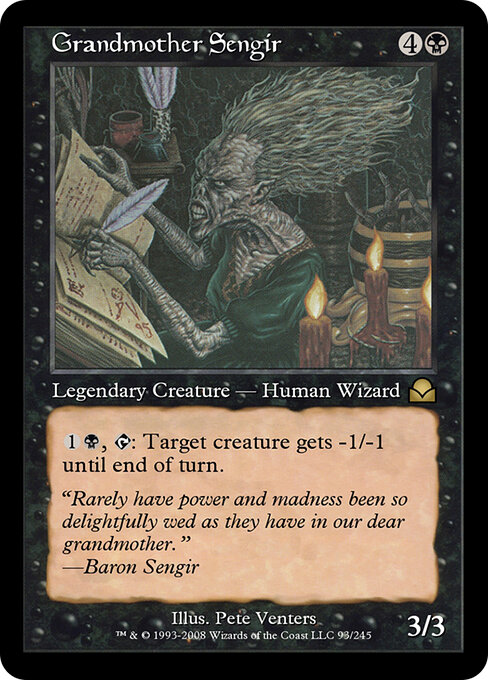 Grandmother Sengir — art by Pete Venters