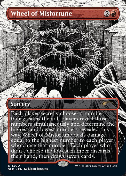 Wheel of Misfortune — art by Mark Riddick