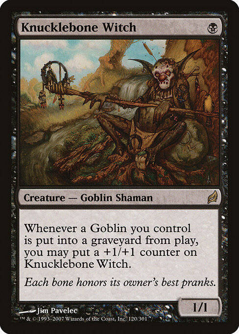Knucklebone Witch — art by Jim Pavelec