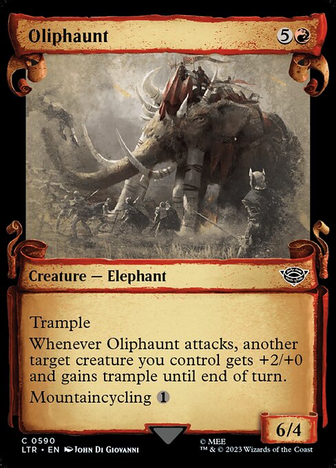 Oliphaunt — art by John Di Giovanni