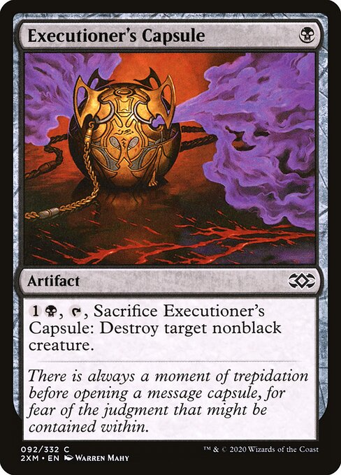Executioner's Capsule — art by Warren Mahy