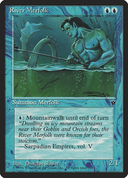 River Merfolk — art by Douglas Shuler
