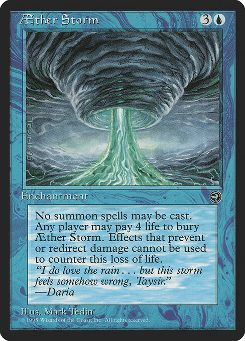Aether Storm — art by Mark Tedin