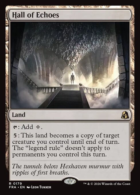 Hall of Echoes — art by Leon Tukker