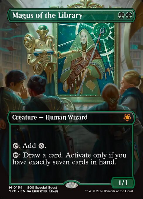 Magus of the Library — art by Christina Kraus