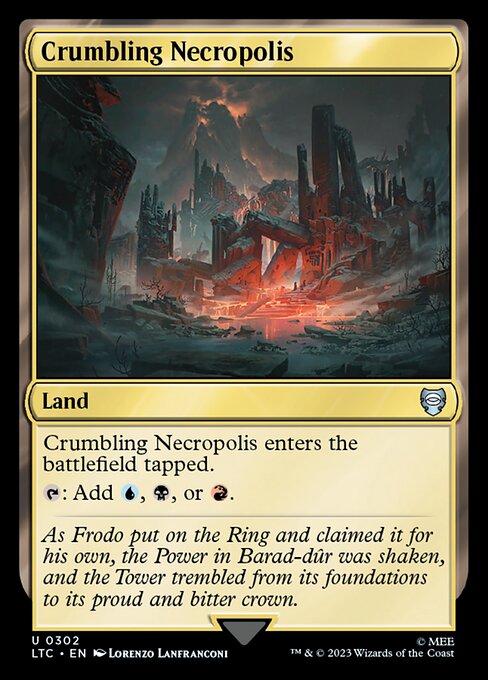 Crumbling Necropolis — art by Lorenzo Lanfranconi