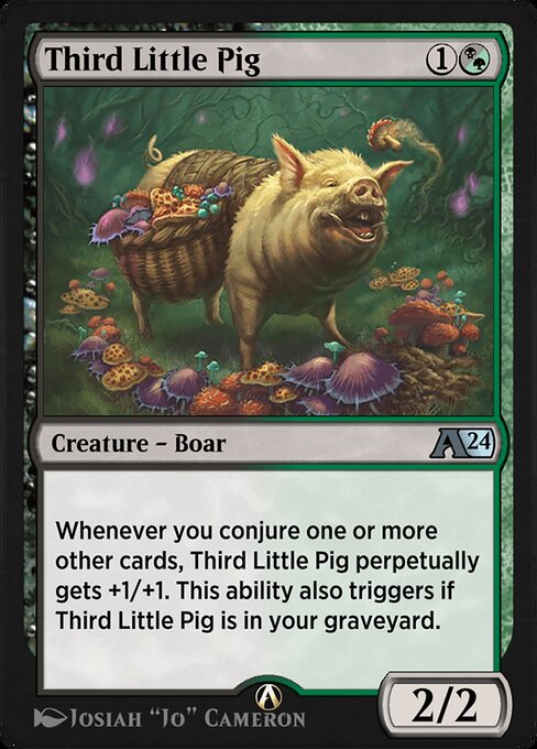 Third Little Pig — art by Josiah "Jo" Cameron