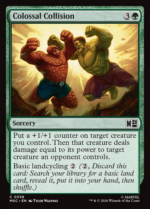 Colossal Collision — art by Tyler Walpole