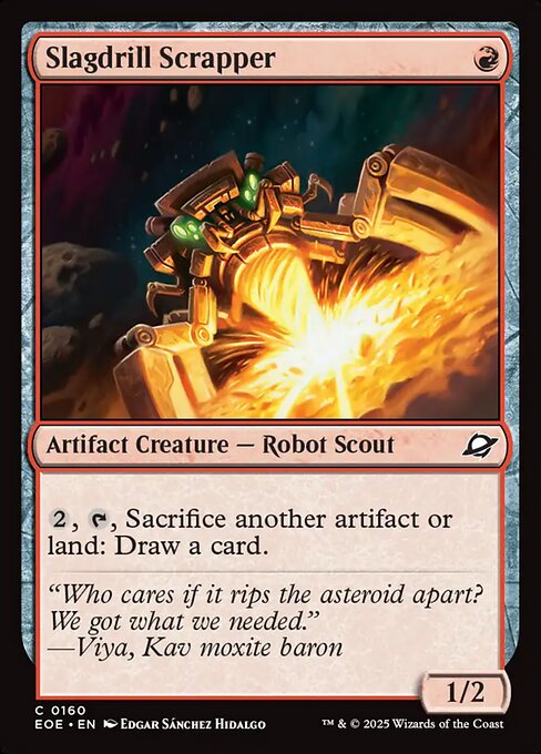 Slagdrill Scrapper — art by Edgar Sánchez Hidalgo