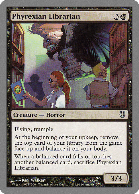 Phyrexian Librarian — art by Kev Walker