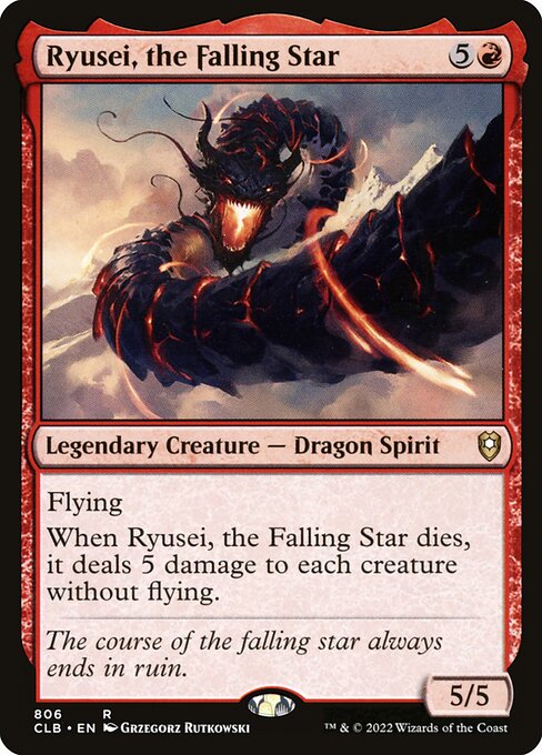 Ryusei, the Falling Star — art by Grzegorz Rutkowski